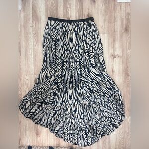 Anthropologie Liefsdottir Silk Monarch Butterfly High-Low Midi Skirt – Size 4